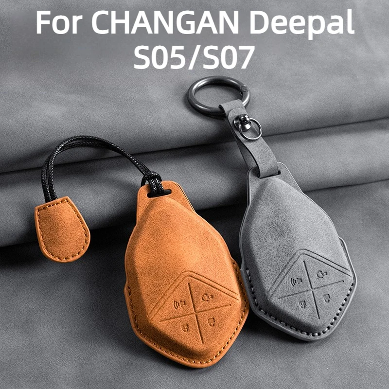 

Key Shell For CHANGAN Deepal S05/S07 Accessories 2026/2025,PU Leather,Ultra-Thin,Anti-Fingerprint,Anti-Wear,Anti-Aging 2024
