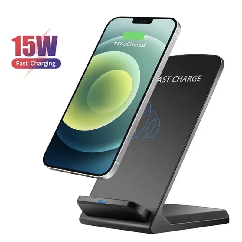 Wireless Charger Dock Station for IPhone 13 12 Pro Induction  Chargers Fast Charging for Xiaomi Samsung Series Phone Holder