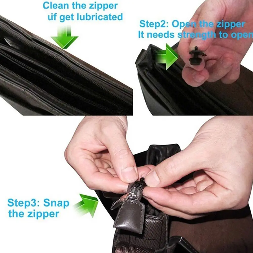 6Pcs Universal Detachable Repairing Zippers DIY Sewing Backpacks Purses Repair Replacement Zippers Sewing Accessories