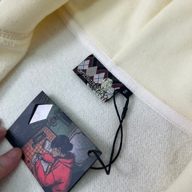 الرجال الشارع الشهير Derschutze هوديي البلوز الكلاسيكية التطريز العلامة الأصلية الخريف الشتاء الصوف سستة سترة القمم