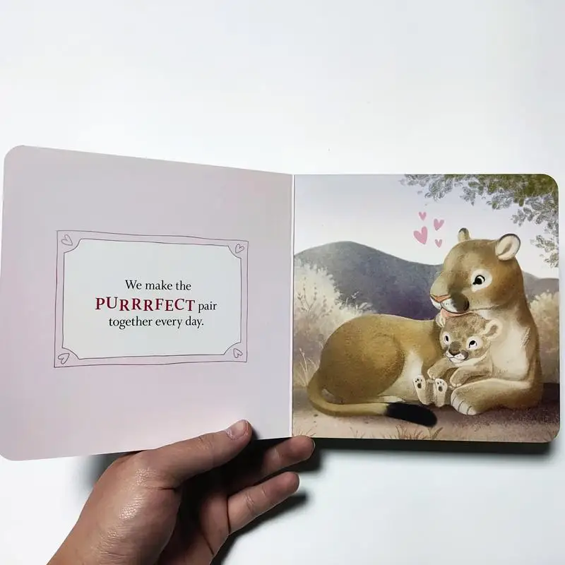 English Children's Parent-child Interactive Cardboard Book 'I Love You Like No Otter'