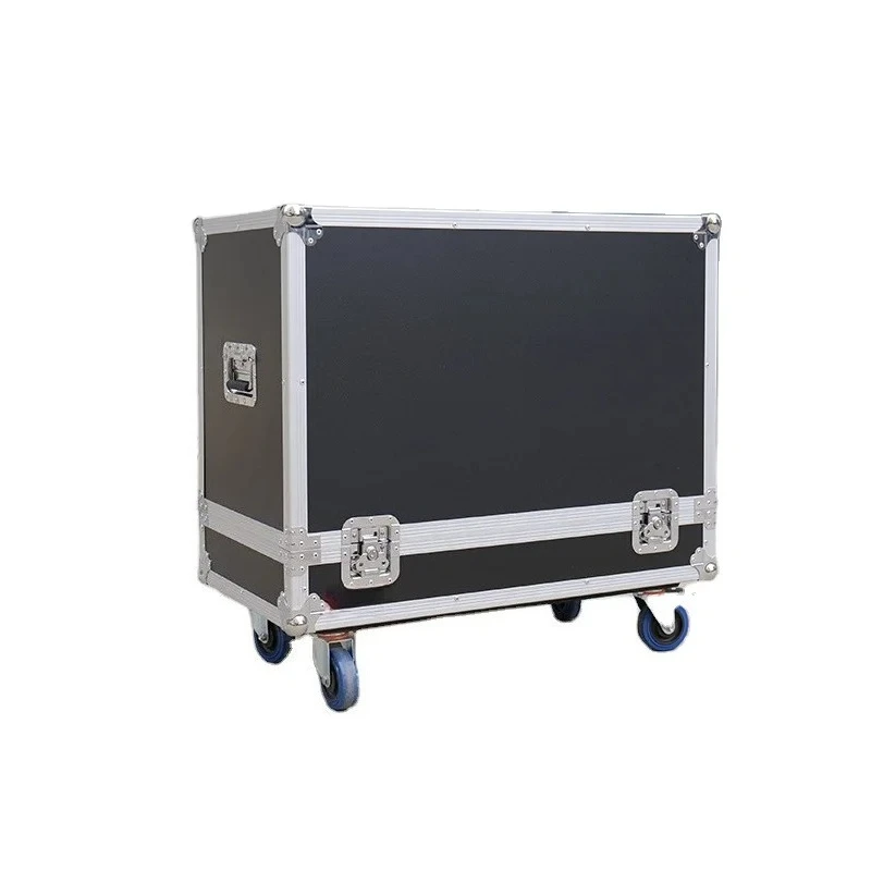 

Custom Engineered Line Array Flight Case for 2 RCF HDL6-A Speakers With Wheels