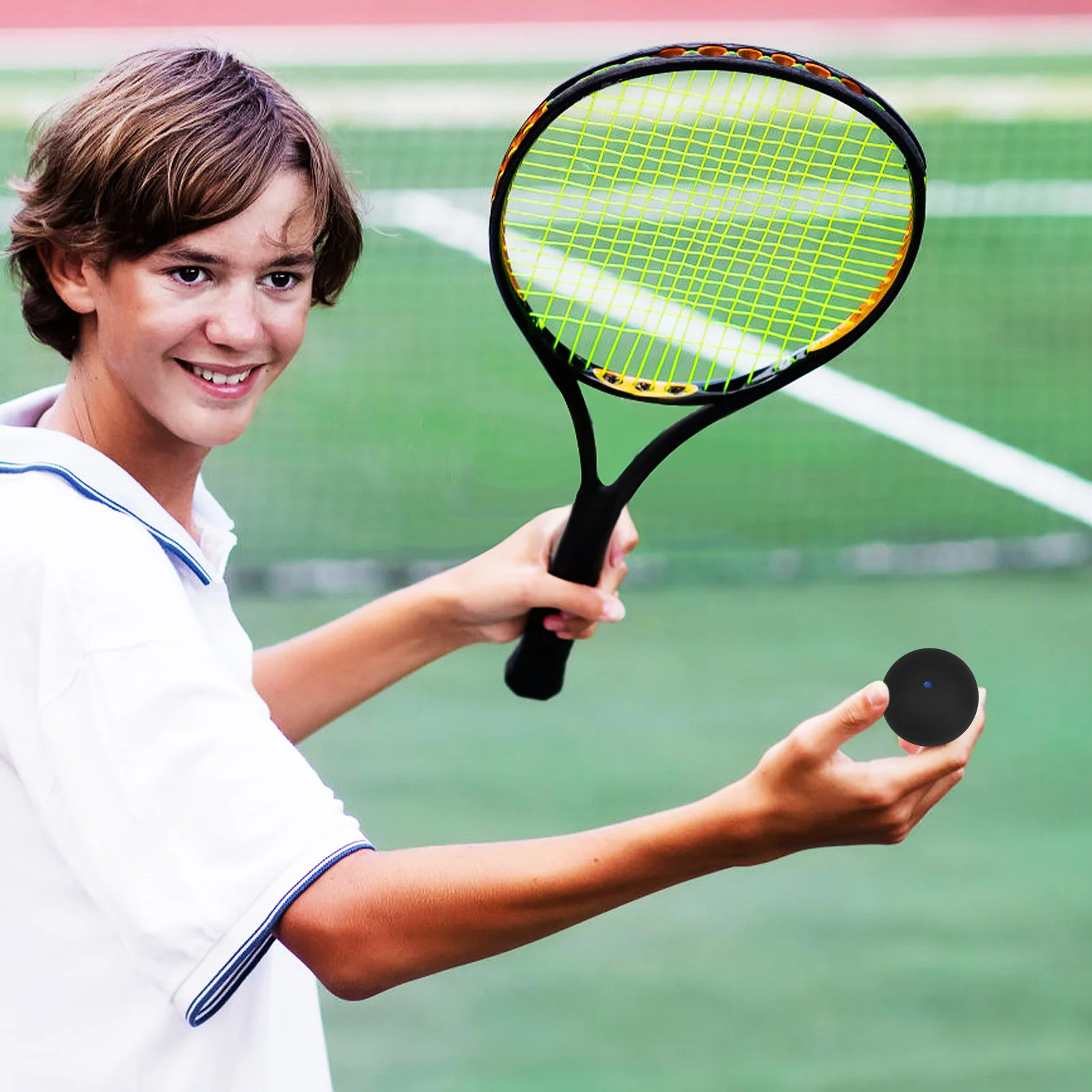 

Durable Rubber Squash Ball Single for Fast Training Beginner Competition Squash Sport Accessories Sports Racket Balls