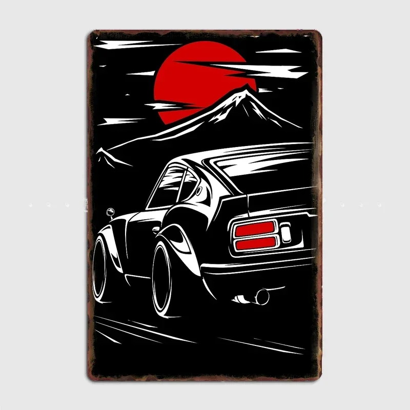 

Poster Retro Metal Posters Sign Garage Club Indoor Wall Room Decoration Home Decor 240z