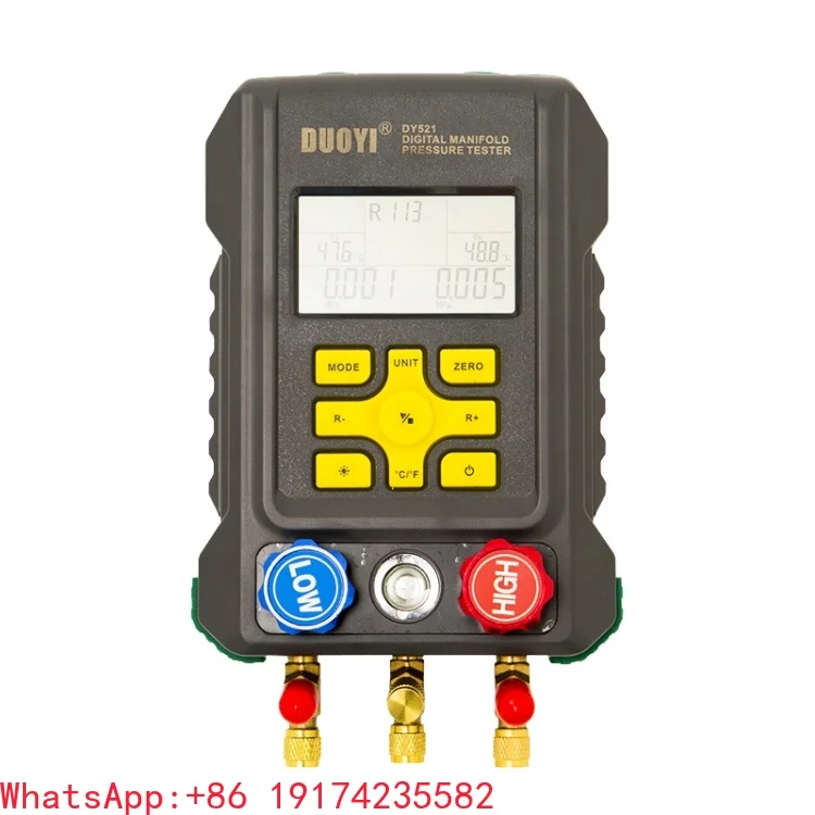 10pcs / Set  DY521A Car Air Conditioner Repair Fluorine Addition Electronic Refrigerant Meter