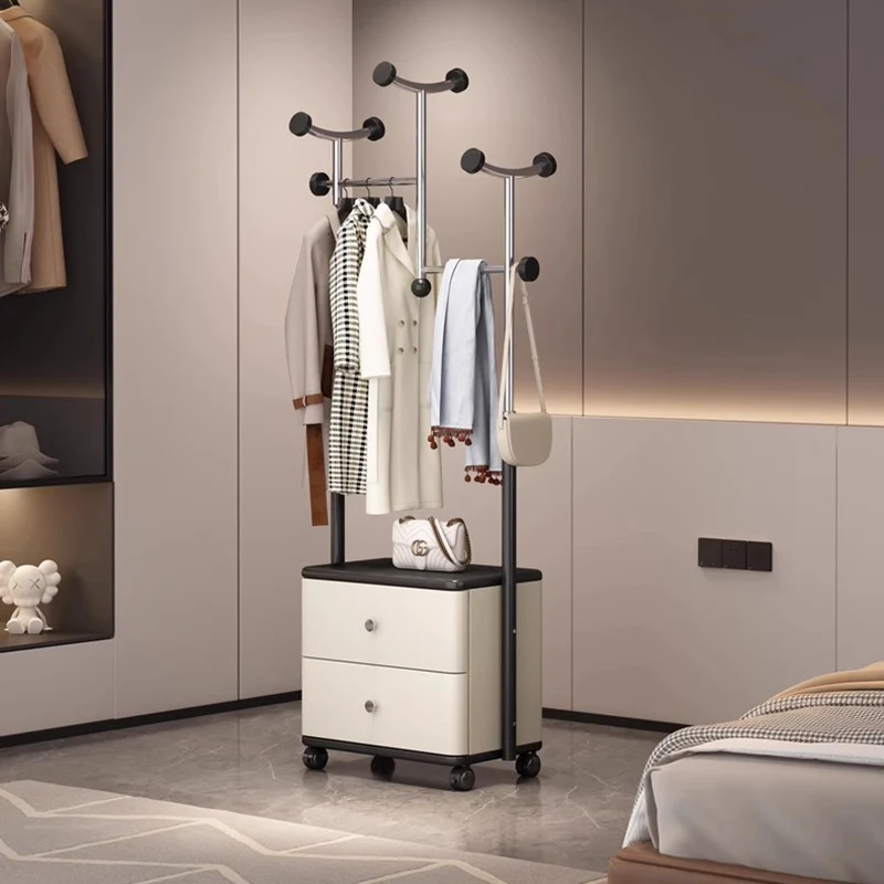 عرض تخزين رفوف المعاطف الملابس الدائمة توفير المساحة المنظم فتح رفوف معطف فاخرة معلقة Perchero الأثاث العصري