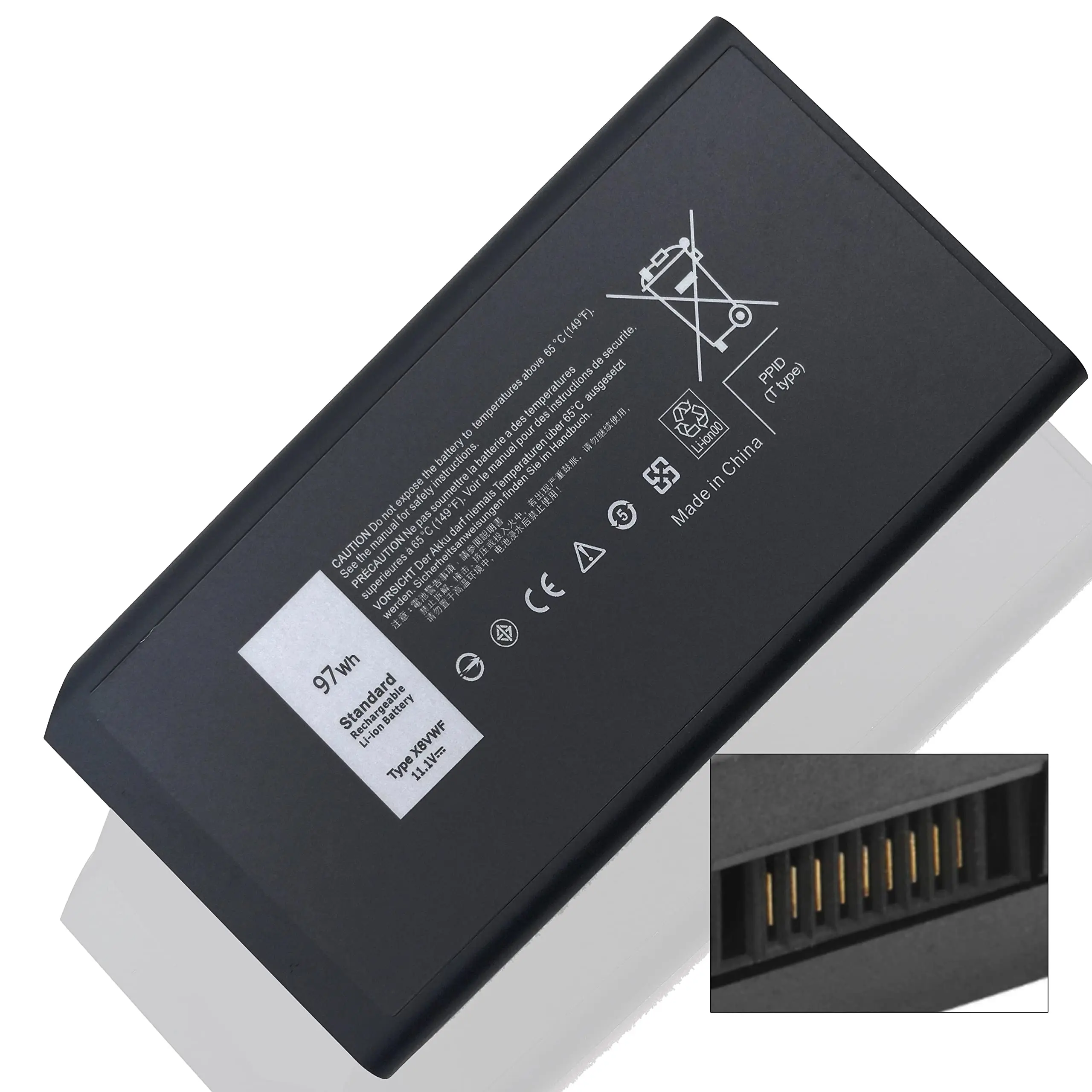 

KYTD X8VWF CJ2K1 4XKN5 Battery for Dell Latitude 14 Rugged 5404 5414 E5404 Extreme 7404 7414 E7404 Series Laptop VCWGN 0VCWGN YG