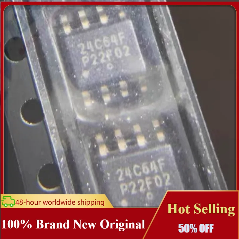 10-100PCS  AT24C64WI-GT3 24C64F SOP8 Original Genuine Goods in Stock Hot Selling
