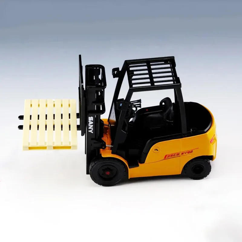 1:20 Scale SANY SCPC6 Forklift Alloy Car Model Collection Ornaments