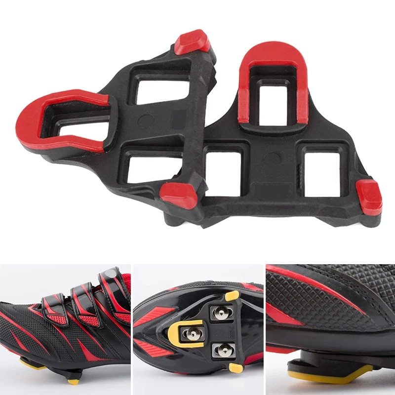 Bike Cleats Self-locking Cycling Pedals Cleat Set 6 Degree Float Bicycle Cleats SPD-SL Road Bike Pedals Indoor Cycling & Road