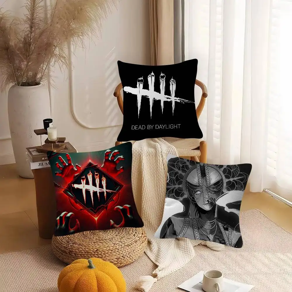 Game Dead By Daylight Cute Cartoon Two-dimensional Pillowcase Bedroom Sofa Cushion Cover Nap Pillow Cover