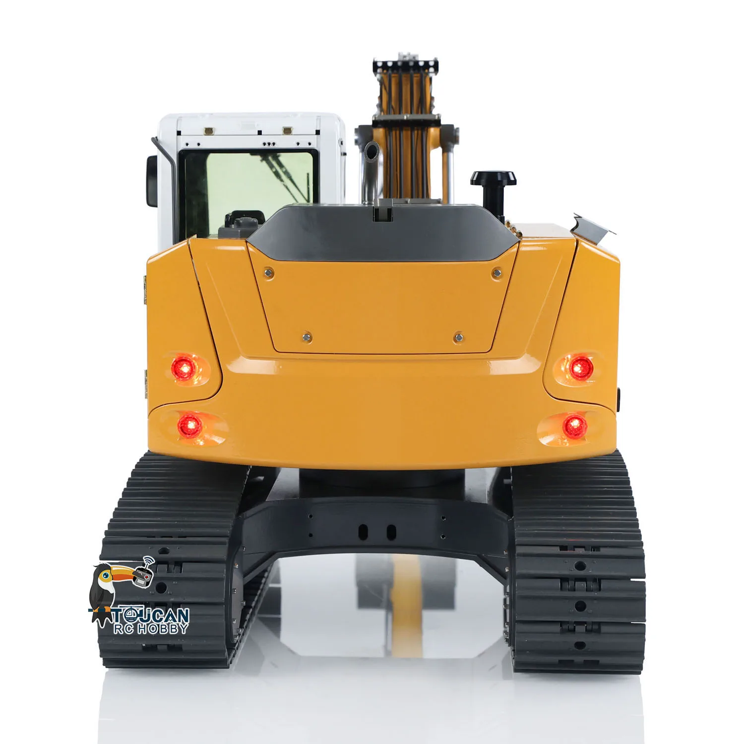 R920 JDM 208 RC Hydraulic Excavator RTR 1/14 Scale Remote Control Metal Digger Machine Model Construction Vehicles Lights Sounds