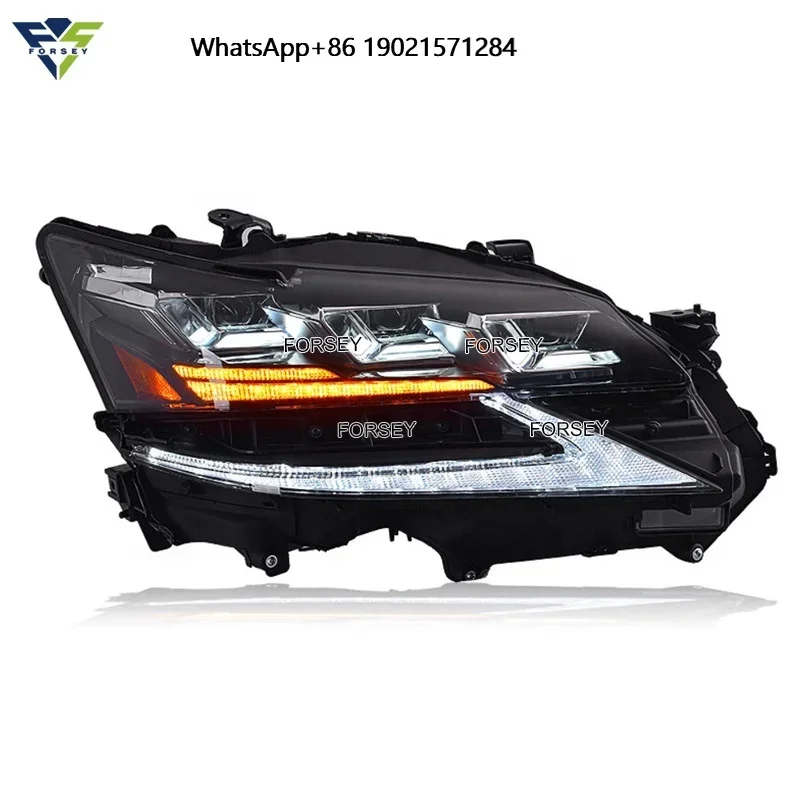 

Headlight Head Lamp Assembly for LEXUS GS GS300 GS350 2013-2020 Plug and Play Upgrade 3 Lens Full LED Headlamp Headlight