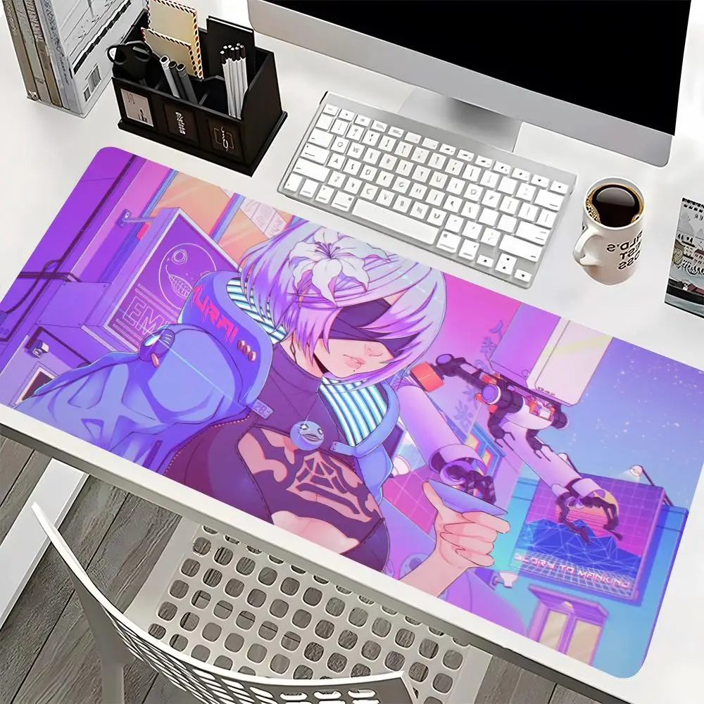 

Коврик для мыши Game Cartoon Nier Automata 2b, игровой коврик для мыши, абстрактный большой коврик для мыши 800x400x2 мм, коврик для мыши Gamer XXL Mause, ковер для ПК, стол