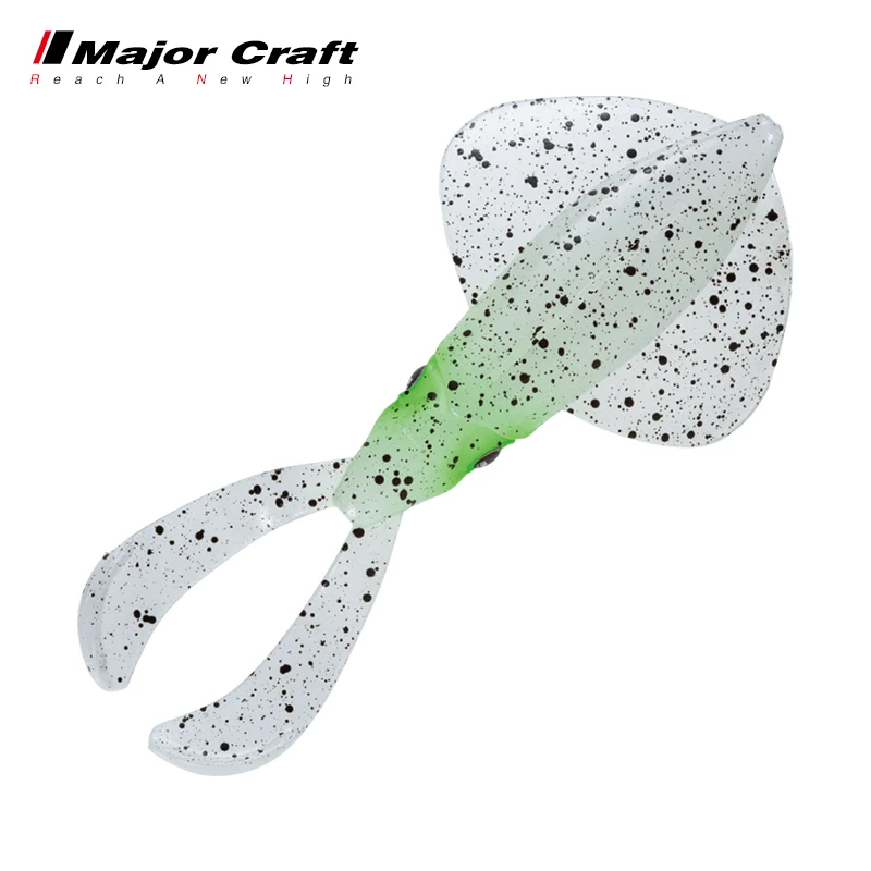 MajorCraft Luya Bionic Squid-type Soft BaitJapanese Horse Brand Sea Fishing Commonly Uses Fake Bait To Catch Worms.