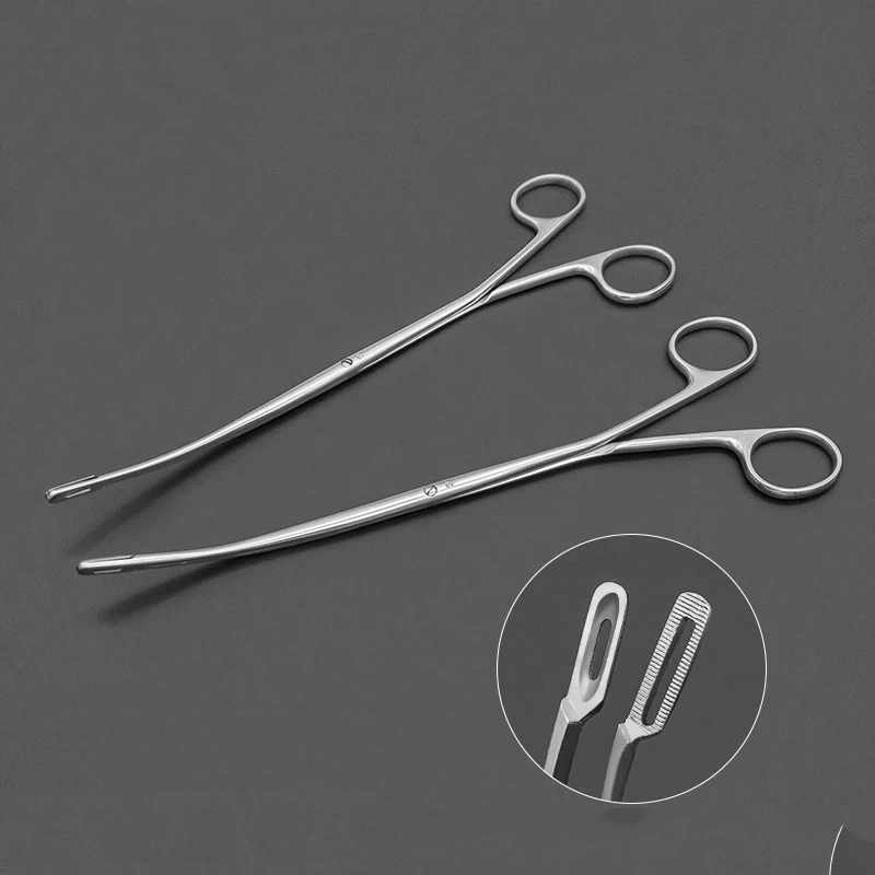 Fórceps de anillo de acero inoxidable, pinza de piedra, pinza de colocación de Iud