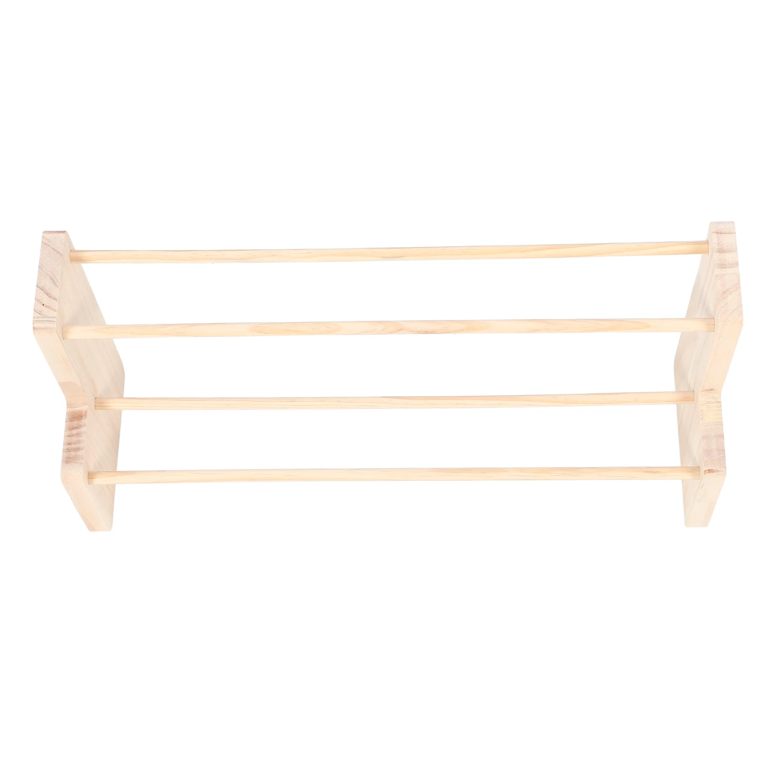 

Wooden Ribbon Storage Rack Organizer For Craft Wrapping Paper Spool Thread Space Saving Easy Install Gift Wrap Station Wire