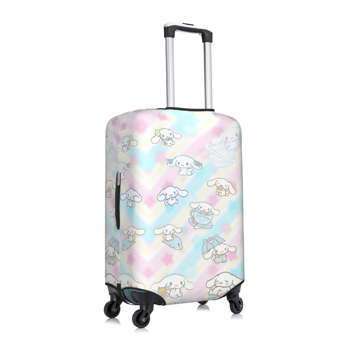 Cute Cinnamoroll Kawaii Cartoon Suitcase Cover Holiday Business Strectch Luggage Case Protector