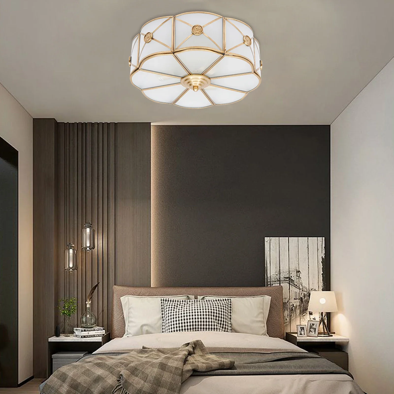 

110-240V LED Light Modern Style E27 Indoor Ceiling Light Flower Shaped Pendant Lamp