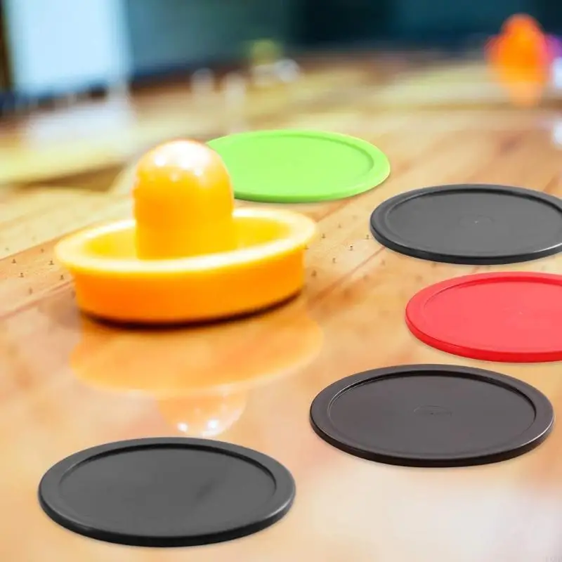 

PXPF 8Pcs Durable Plastic Air Hockey Pucks Entertainment Table Game Air Hockey Pucks