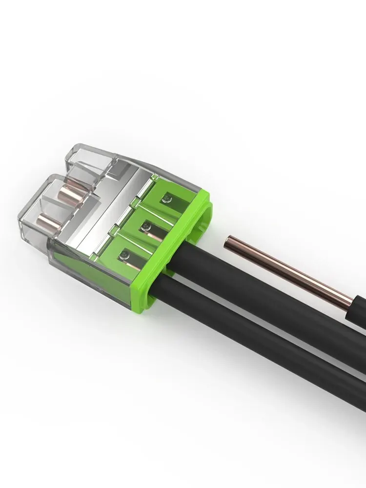 Connecteur rapide de fil électrique, Type prise directe, Terminal de câblage adapté pour 20-14awg, 30 pièces