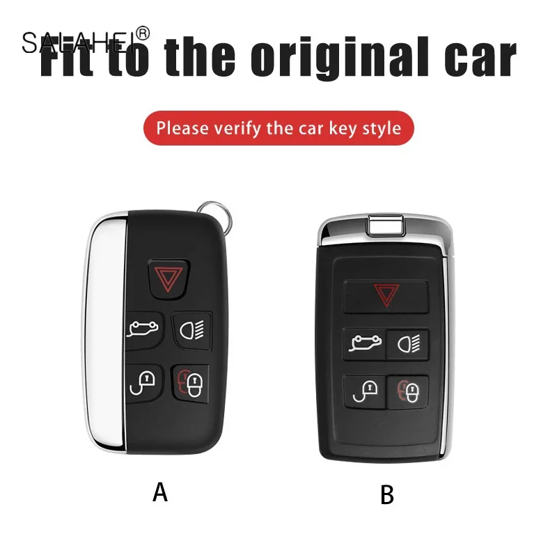 Car Key Case Cover For Land Rover A9 Range Rover Sport Evoque Freelander 2 Velar Discovery 5 Jaguar XJL C-X16 V12 XE XF X8 XJ