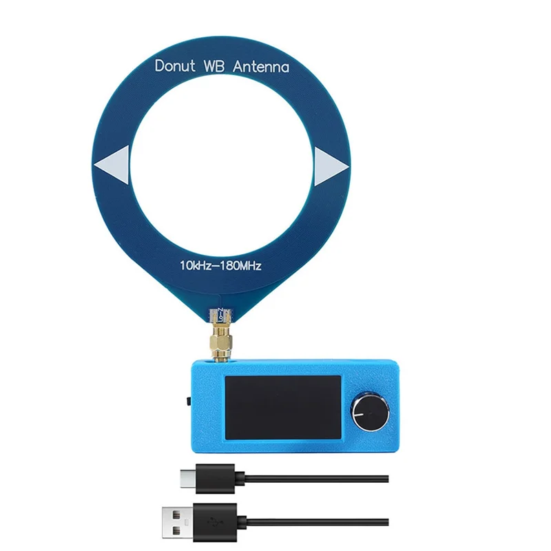 AA87 SI4732 Mini Loop Antenna Equipped Portable Pocket Radio Receiver 10-180Mhz USB Powered AM/FM/LSB Bands Loop Antenna G