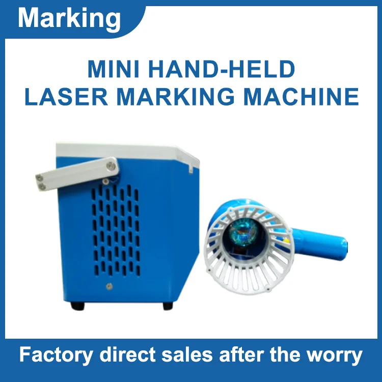 Marking Engraving Machine for Metal Plastic Mini Handheld Portable Fiber Laser 20W Laser Marker