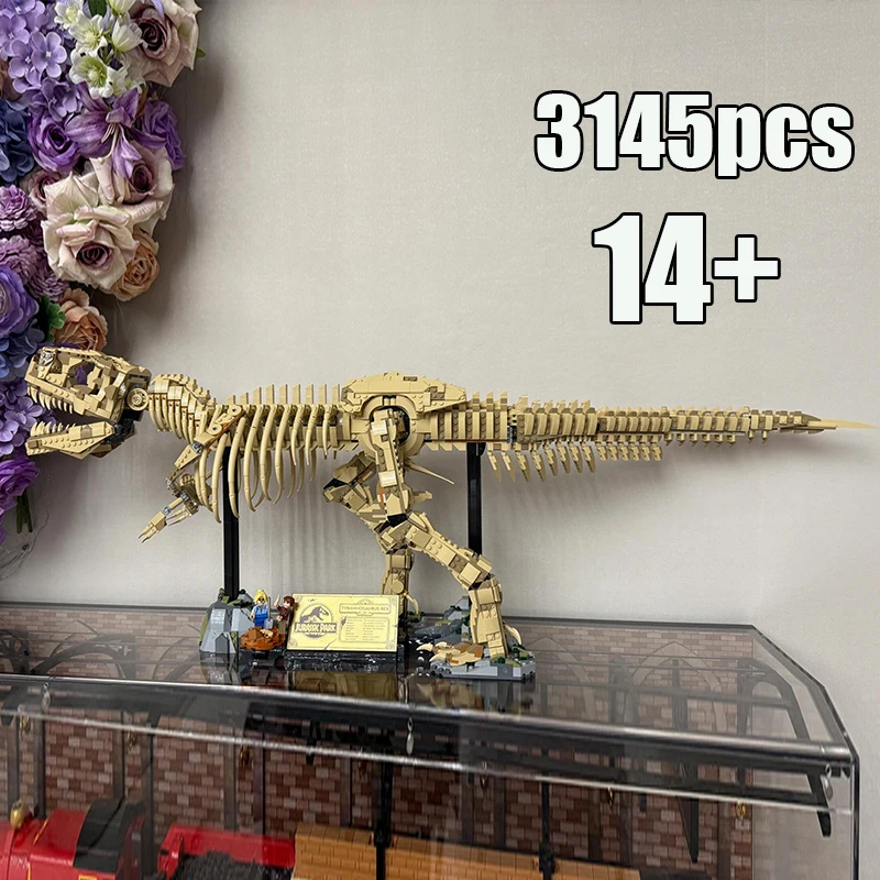 

in stock NEW 3145pcs Party gifts compatible 76968 Dinosaur Fossils Desktop decoration Dinosaur Kids Boys Birthday Gifts
