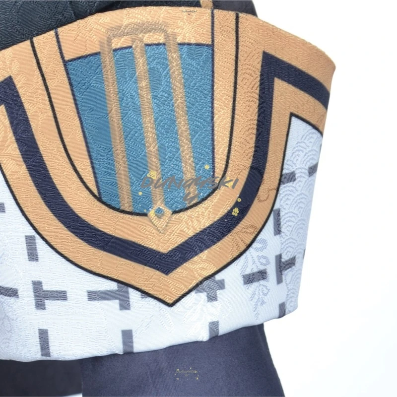 Freminet حكيم المثقوب تأثيري حلي Genshin تأثير فونتين الأزرق الداكن بدلة غطس Steampunk أنيمي لعبة