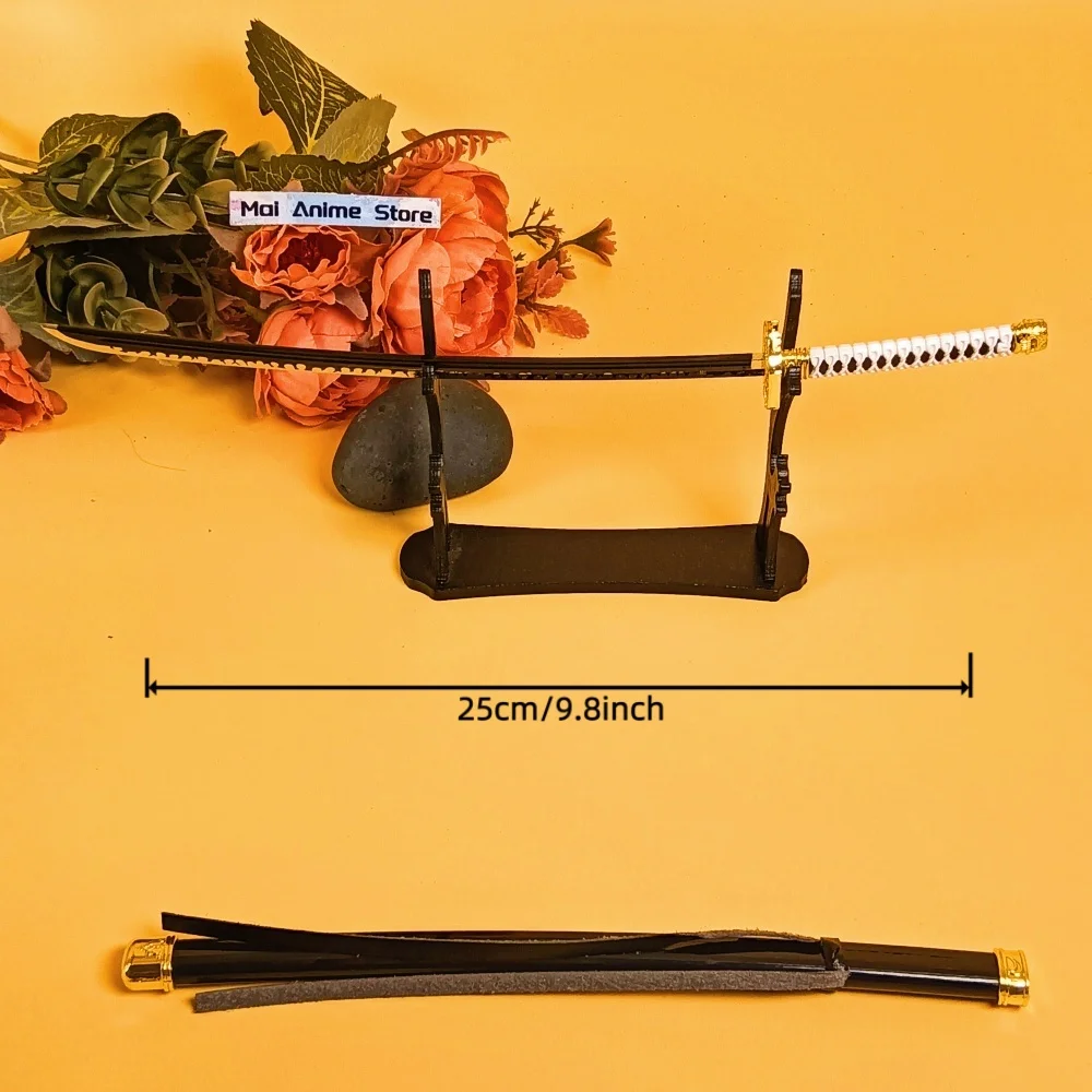 10인치 메탈 버질 야마토 카타나 데빌 메이 크라이 애니메이션 아이언 닌자 나이프 야마토 실물 크기 사무라이 검 장난감 선물