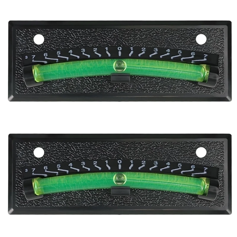 Y4UA Heavy Duty Bubble Level Suitable For Mororhomes Setups Quick Balance Detection Compact ABS Tool With Clear Markings 2pcs