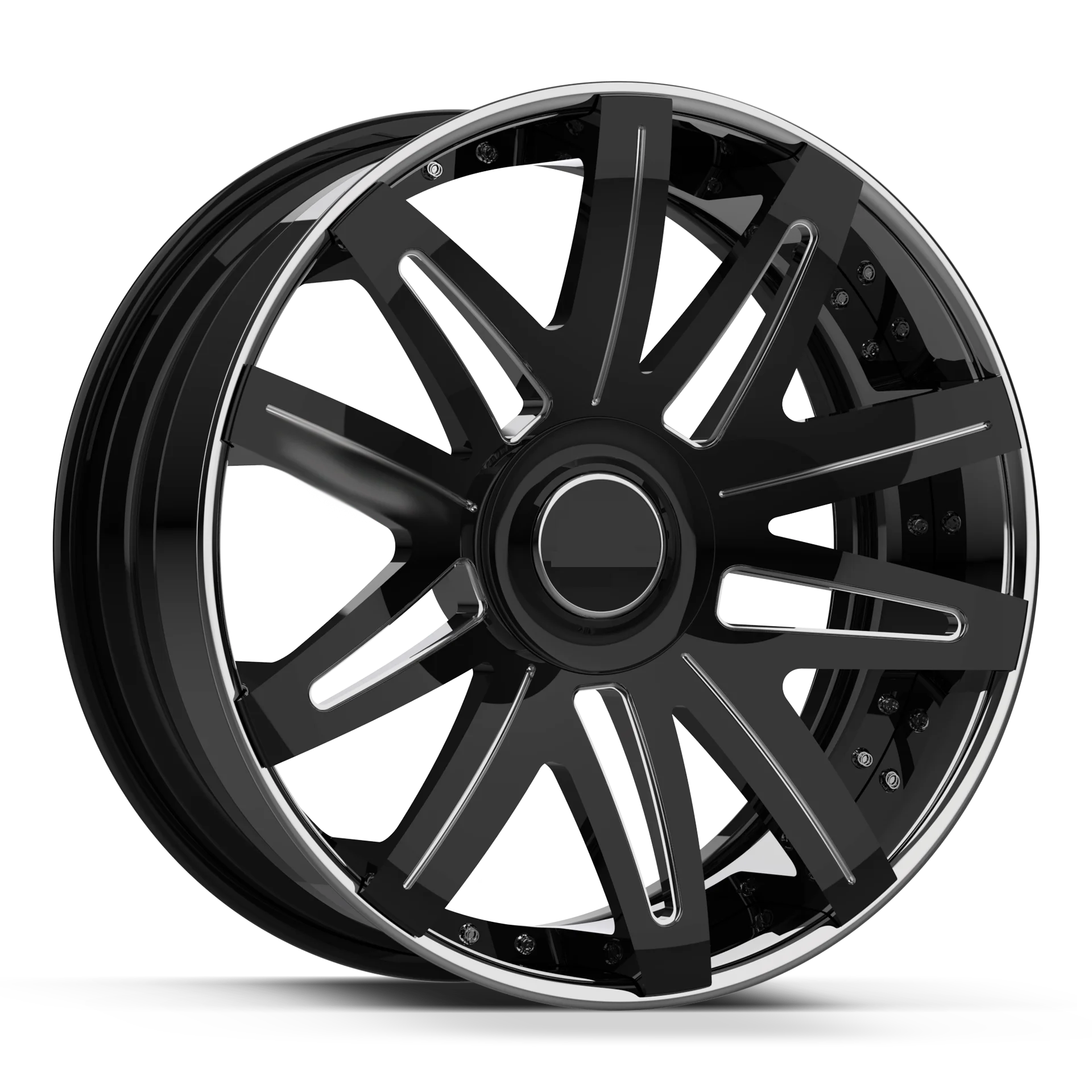 17-19 inch black aluminum alloy passenger car wheels 5X112PCD rims for the Volkswagen Golf Focus Mini