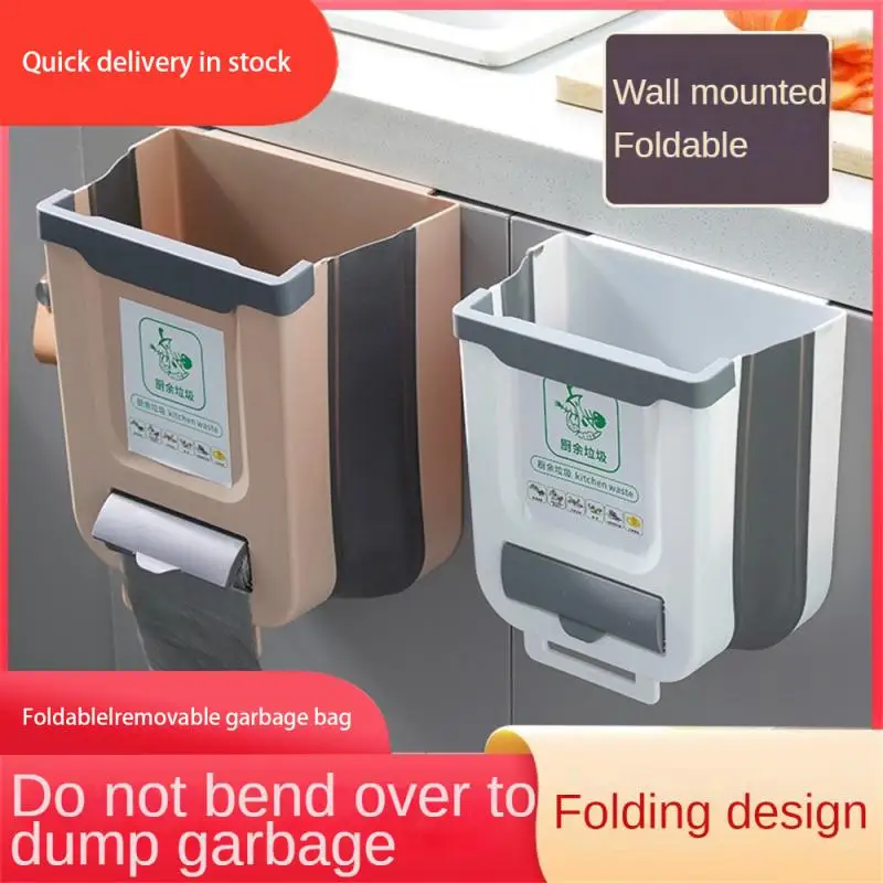 Foldable Trash Can Large-Capacity Material Easy-to-clean For Motorhome Home Car Kitchen Camping Car Accessory