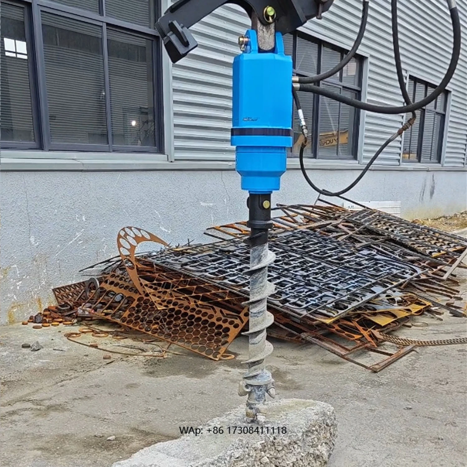10000Nm Drill Suitable for Most Construction Hydraulic Earth Augers for Excavator Attachments
