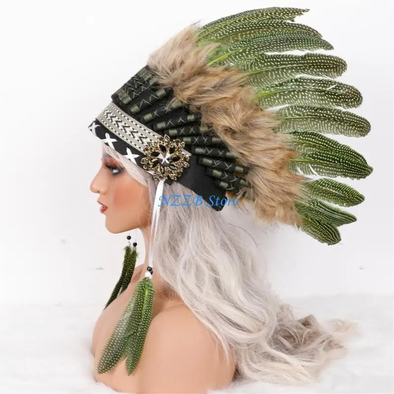 

T21F Eye Catching Hair Adornment Fashion Accessory Costume Headbands For Special incidents And Performances
