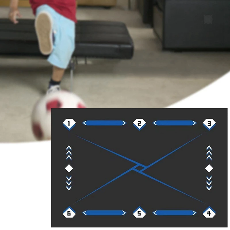子供用滑り止めフットボールトレーニングマット,ノイズリダクション,フロアマット,部屋の装飾,家庭,ad08