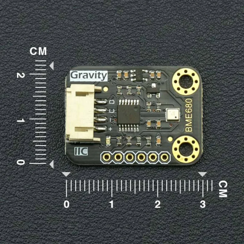 Gravity: I2C BME680 Environmental Sensor Module VOC Temperature Humidity Barometric Air Quality Monitoring