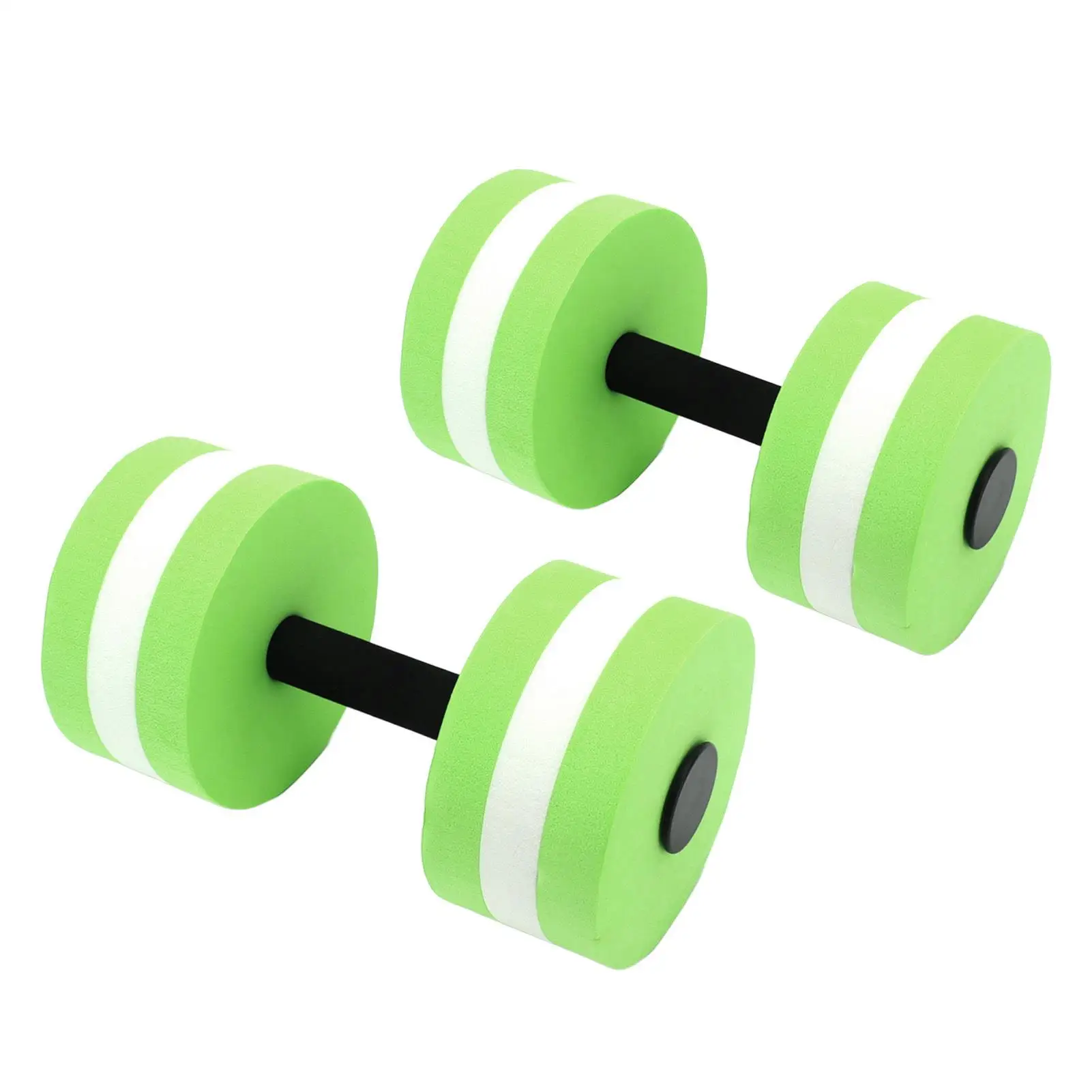 2PCS EVA Water Dumbbells - Floating Yoga Foam Weights for men , Women & Kids Fitness Exercise