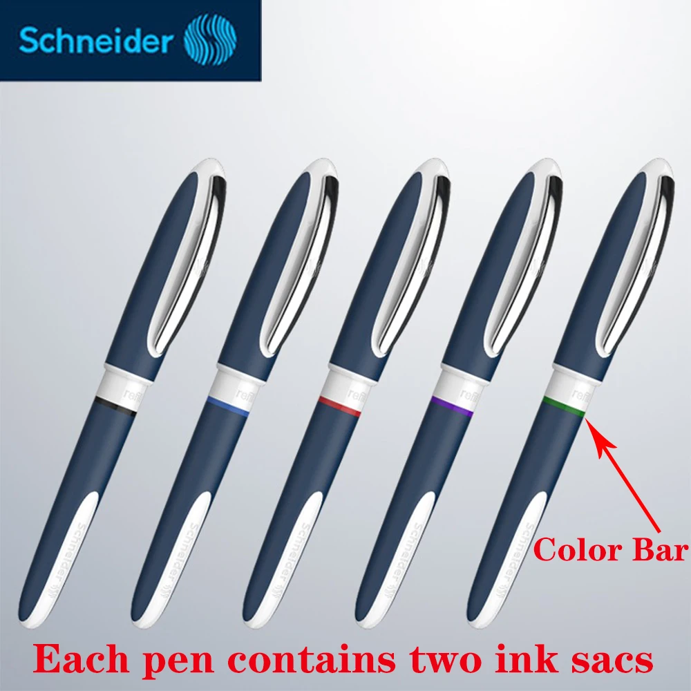 New Germany Schneider One Change Business Rollerball Gel Pen 0.6mm Ultra-Smooth Tip Back To School Kawaii Stationery