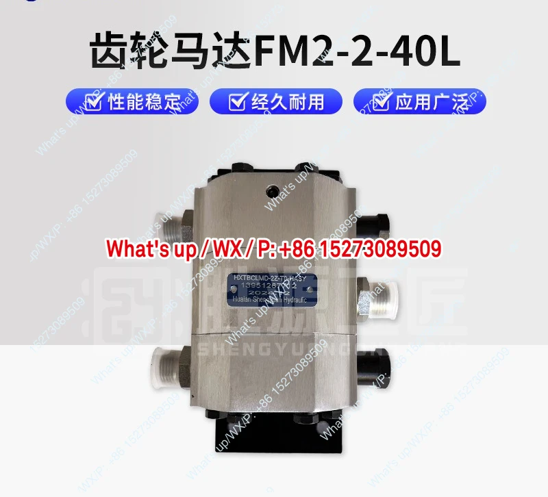 Synchronous gear motor SYFM2-2-40L cylinder gear lifting high pressure large flow diverter specifications