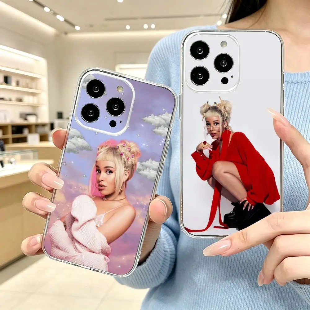 D-Doja Cat R-Rapper  Phone Case For iPhone18 17 16 15 14 13 12 11 Mini Pro Max Plus Transparent Cove Gift