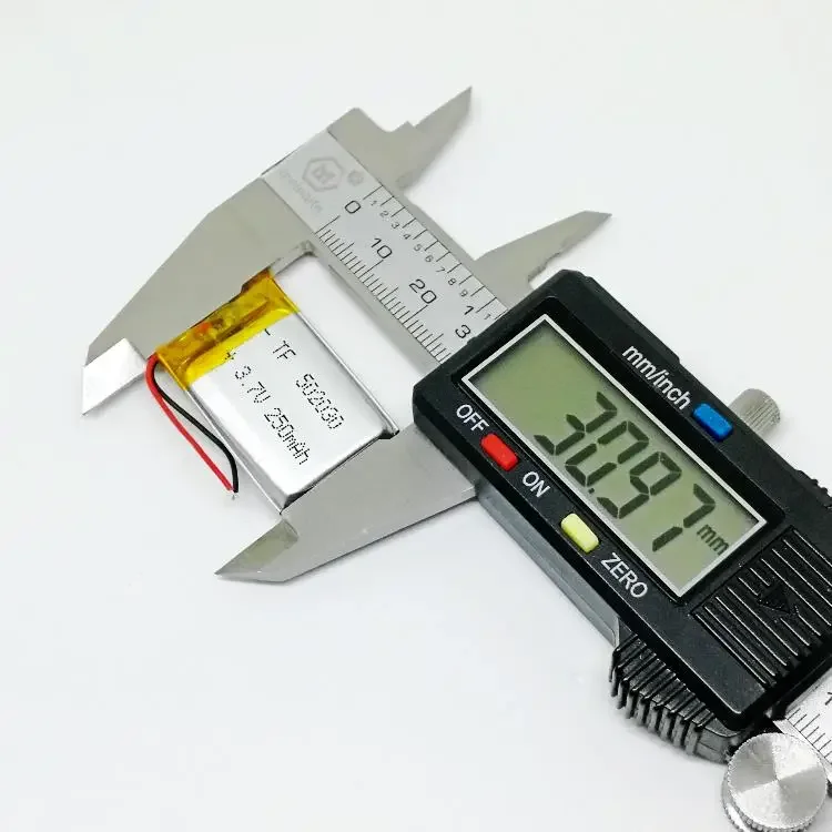 Caneta de gravação caneta de leitura bateria recarregável embutida polímero 3.7V 502030   núcleo de lítio universal embutido mais leve