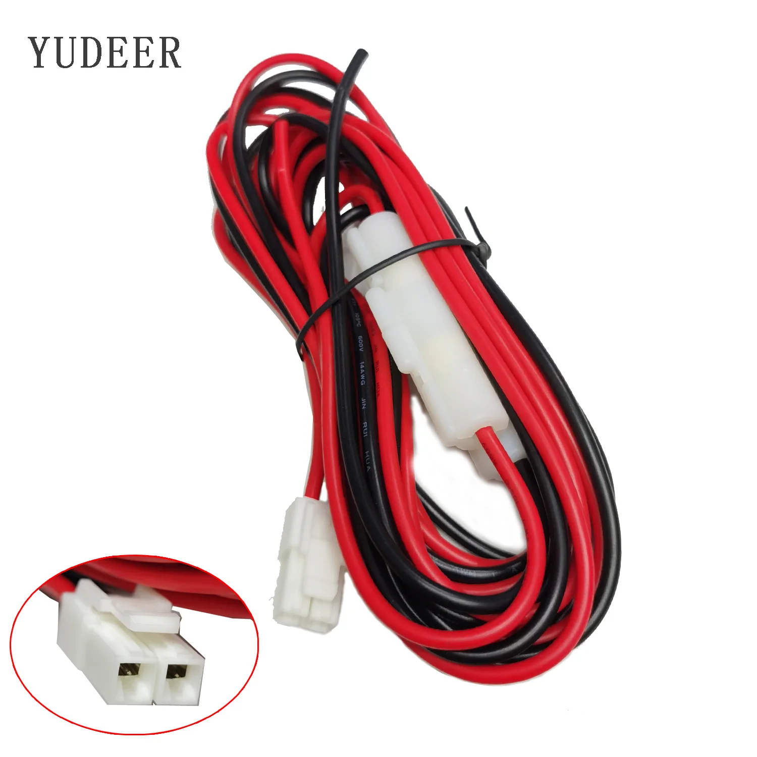 2 PIN Power Cord for Hytera KENWOOD MD785 MD786 MD788 MD650 MD652 TK790 TK890 TK8180 Two Way Radio