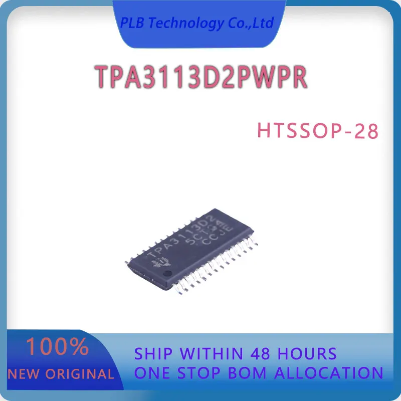 Original TPA3113D2 Integrated Circuit TPA3113D2PWPR HTSSOP-28 Electronics AudioAmplifier Audio Amplifier Stock IC Chip New