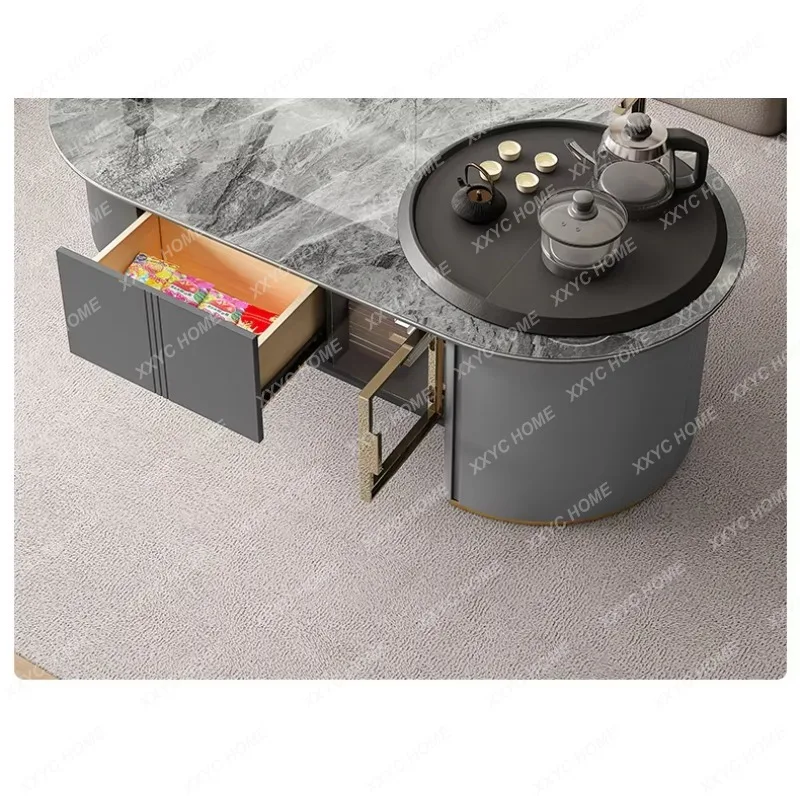 JYAFrame Unique Coffee Table Organizer Simple Display Modern Coffee Table Clear Hardcover