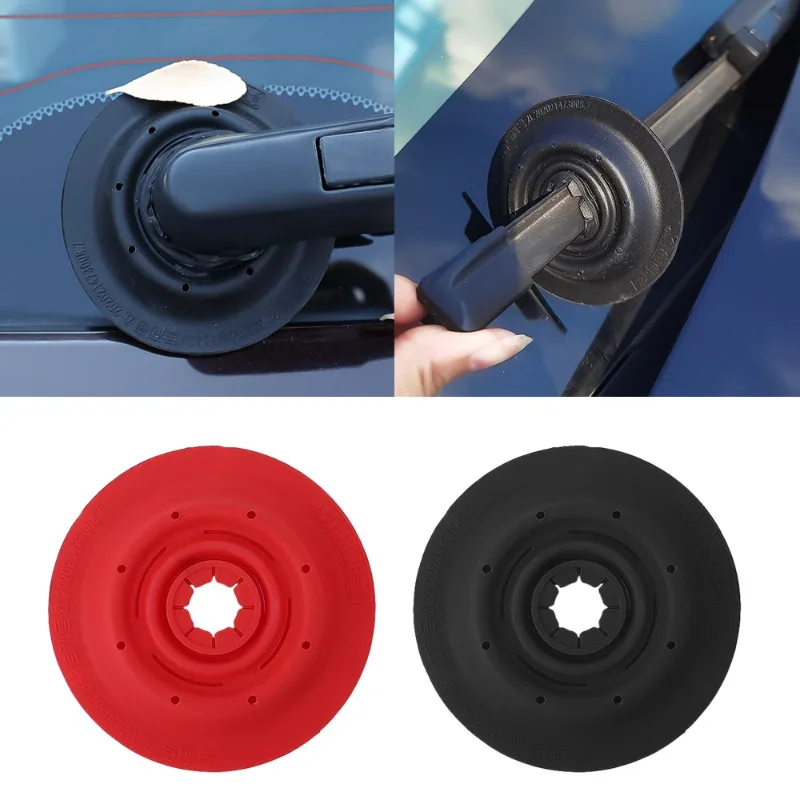 Car Wiper Protective Cover Universal Auto Windshield Wipers Arm Bottom Hole Dustproof Silicone Covers Cars Prevention