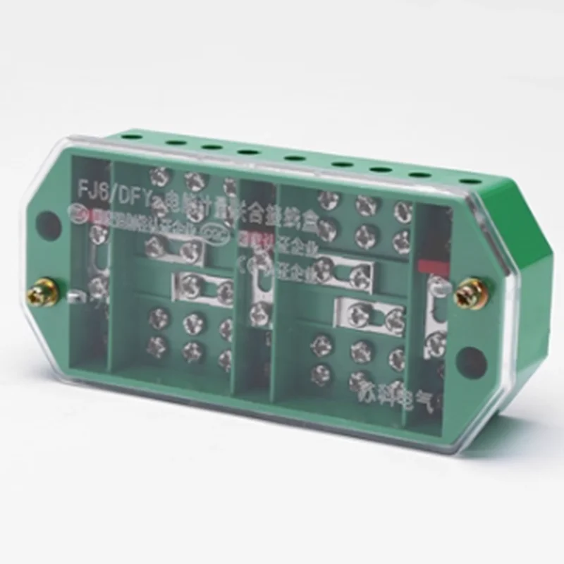FJ6/DFY2 DFY-2 Three-Phase Three-Wire Electric Energy Metering Combined Electric Meter Box Green Dedicated Junction Box