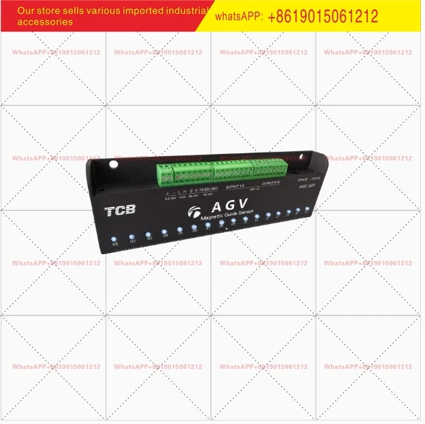 brand new  16-bit AGV Magnetic Navigation Sensor Rs232/485 /CAN/ Npn-oc Switch IO Magnetic Strip Magnetic Nail NS Pole