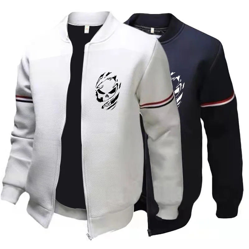 

High-quality men's zip cardigan jacket business stand-up jumper jacket men's zip jacket casual sports jacket